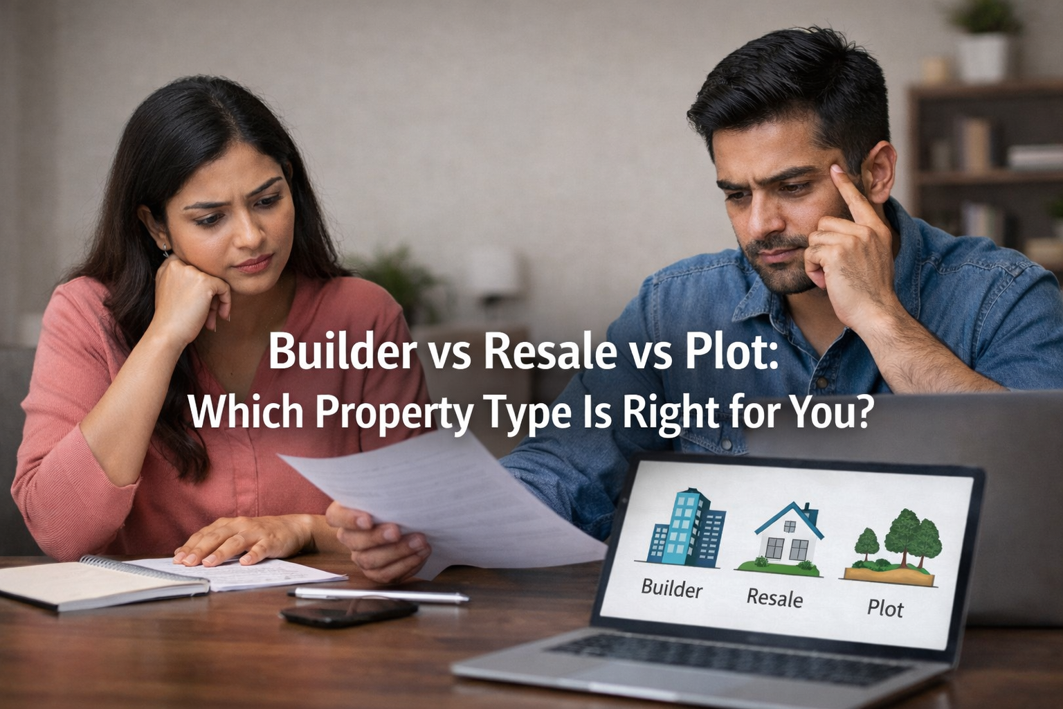 Builder vs Resale vs Plot: Which Property Type Is Right for You?